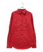 Denim & Supply Ralph Laurenデニム＆サプライ ラルフローレン）の古着「柄シャツ」｜ブラック×レッド
