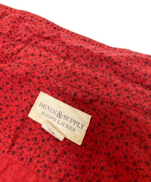 Denim & Supply Ralph Lauren（デニム＆サプライ ラルフローレン）Denim & Supply Ralph Lauren (デニム＆サプライ ラルフローレン) 柄シャツ ブラック×レッド サイズ:Sの古着・服飾アイテム