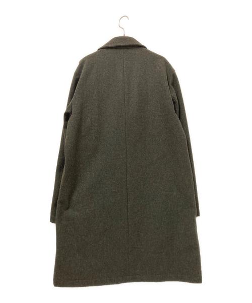 OLOW（オロウ）OLOW (オロウ) ライナーアートデザインチェスターコート グリーン サイズ:Lの古着・服飾アイテム