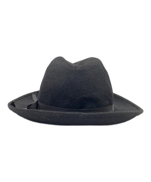 BORSALINO（ボルサリーノ）BORSALINO (ボルサリーノ) Y's for men (ワイズフォーメン) ハット ブラック サイズ:イタリアの古着・服飾アイテム