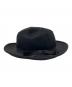 BORSALINO (ボルサリーノ) Y's for men (ワイズフォーメン) ハット ブラック サイズ:イタリア：15000円