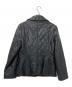 Aquascutum (アクアスキュータム) シープスキンキルティングジャケット ブラック サイズ:9F：9000円