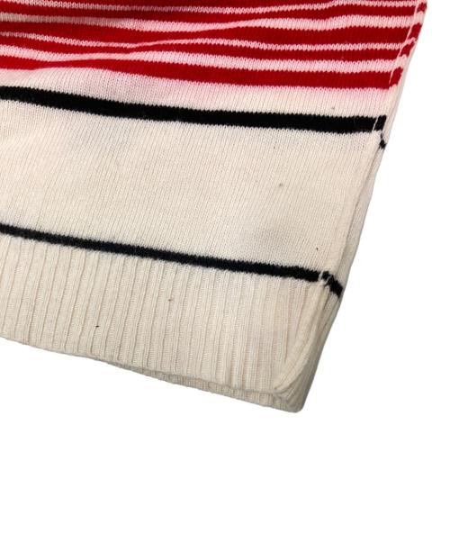 MARNI（マルニ）MARNI (マルニ) ダンスバニーニット レッド×ホワイト サイズ:42の古着・服飾アイテム