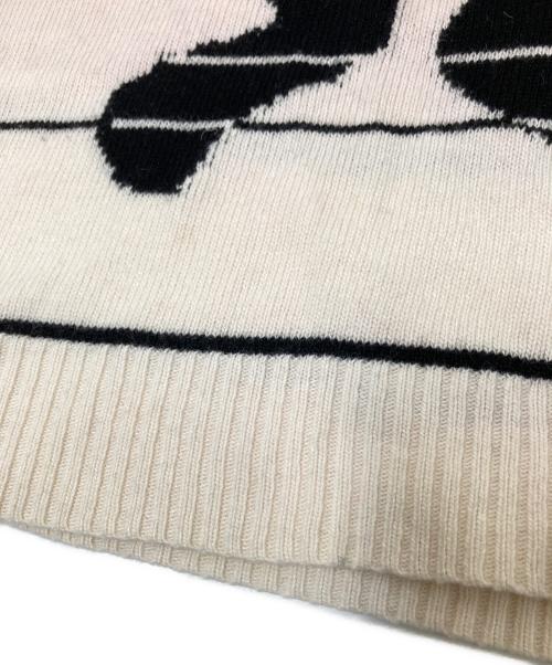 MARNI（マルニ）MARNI (マルニ) ダンスバニーニット レッド×ホワイト サイズ:42の古着・服飾アイテム