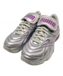 PUMA×DUA LIPA（プーマ×デュアリパ）の古着「Cell Dome King Metallic "Silver-Byzantium-Pink"」｜シルバー×パープル