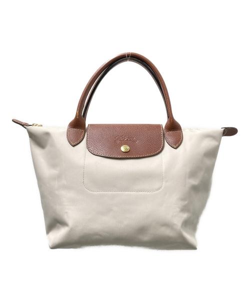 LONGCHAMP（ロンシャン）LONGCHAMP (ロンシャン) ル プリアージュ オリジナル S トップハンドルバッグ ベージュ サイズ:下記参照の古着・服飾アイテム
