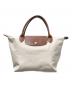LONGCHAMP（ロンシャン）の古着「ル プリアージュ オリジナル S トップハンドルバッグ」｜ベージュ