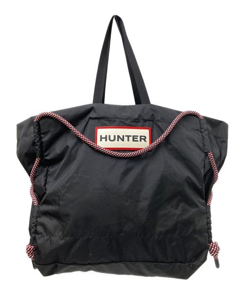 HUNTER（ハンター）HUNTER (ハンター) トラベルリップストップビーチバッグ ブラック×レッド サイズ:下記参照の古着・服飾アイテム