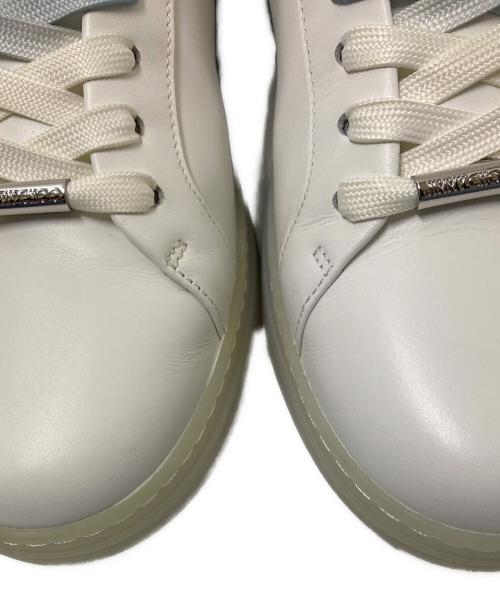 JIMMY CHOO（ジミーチュウ）JIMMY CHOO (ジミーチュウ) ローカットスニーカー ブルー×ホワイト サイズ:41の古着・服飾アイテム
