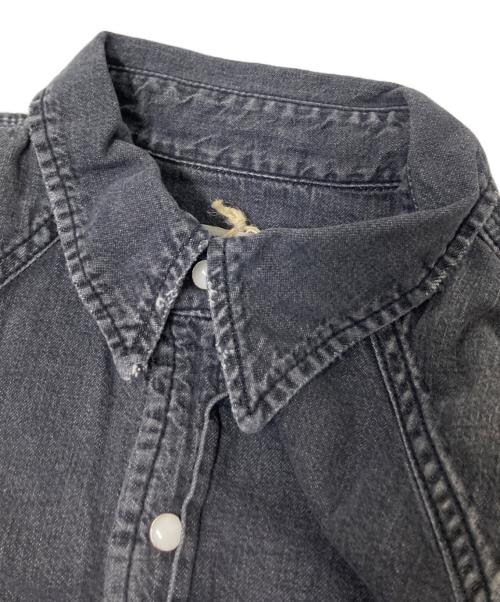 REMI RELIEF（レミレリーフ）REMI RELIEF (レミレリーフ) BEAMS (ビームス) Denim Western shirts classic Fit グレー サイズ:XXLの古着・服飾アイテム