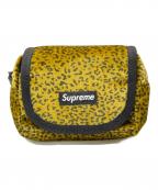 SUPREMEシュプリーム）の古着「Velvet Mini Pouch Leopard」｜ブラック×ブラウン