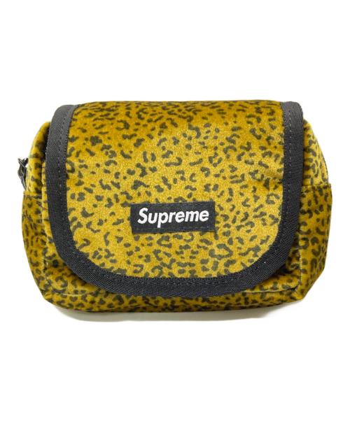 SUPREME（シュプリーム）SUPREME (シュプリーム) Velvet Mini Pouch Leopard ブラック×ブラウン サイズ:下記参照の古着・服飾アイテム