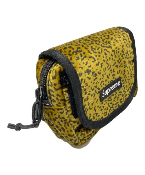 SUPREME（シュプリーム）SUPREME (シュプリーム) Velvet Mini Pouch Leopard ブラック×ブラウン サイズ:下記参照の古着・服飾アイテム