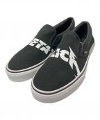 METALLICA×VANSメタリカ×ヴァンズ）の古着「スリッポン」｜ブラック×ホワイト