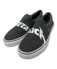 METALLICA×VANS（メタリカ×ヴァンズ）の古着「スリッポン」｜ブラック×ホワイト