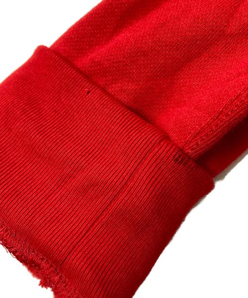 POLO RALPH LAUREN（ポロ・ラルフローレン）POLO RALPH LAUREN (ポロ・ラルフローレン) ロゴ刺繍ジップパーカー レッド サイズ:XXLの古着・服飾アイテム