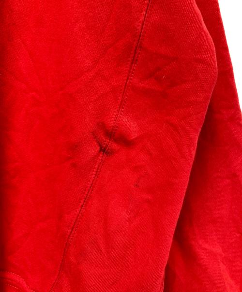 POLO RALPH LAUREN（ポロ・ラルフローレン）POLO RALPH LAUREN (ポロ・ラルフローレン) ロゴ刺繍ジップパーカー レッド サイズ:XXLの古着・服飾アイテム
