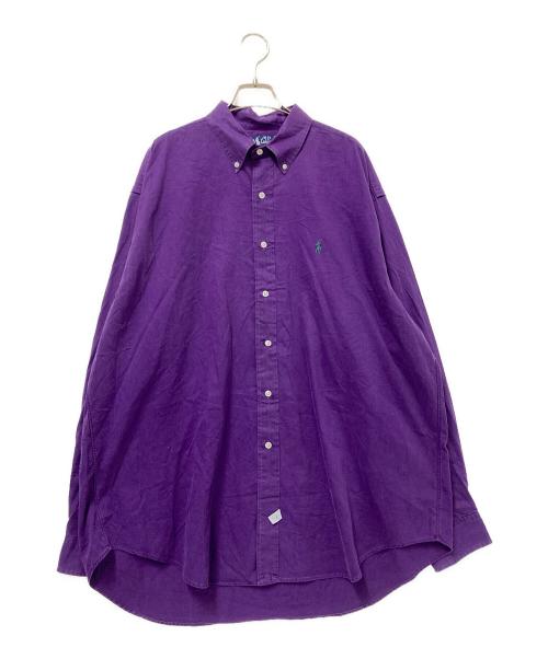 RALPH LAUREN（ラルフローレン）RALPH LAUREN (ラルフローレン) 90sボタンダウンシャツ パープル サイズ:XLの古着・服飾アイテム