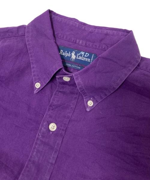 RALPH LAUREN（ラルフローレン）RALPH LAUREN (ラルフローレン) 90sボタンダウンシャツ パープル サイズ:XLの古着・服飾アイテム