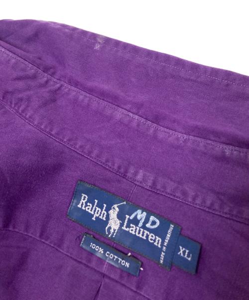 RALPH LAUREN（ラルフローレン）RALPH LAUREN (ラルフローレン) 90sボタンダウンシャツ パープル サイズ:XLの古着・服飾アイテム