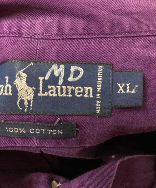 RALPH LAUREN（ラルフローレン）RALPH LAUREN (ラルフローレン) 90sボタンダウンシャツ パープル サイズ:XLの古着・服飾アイテム