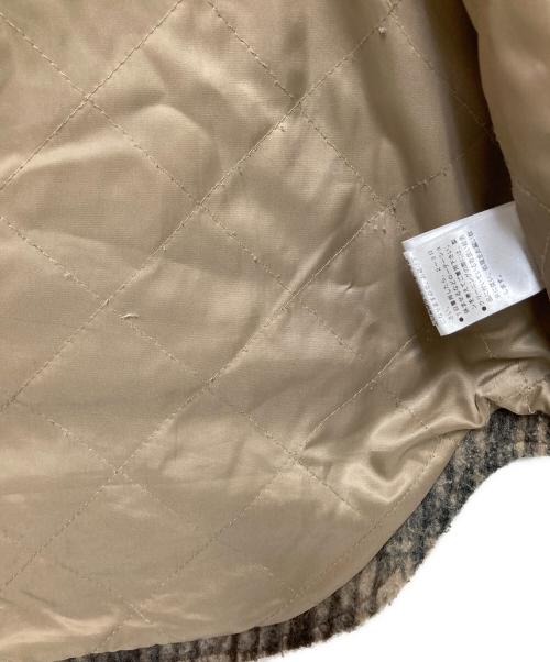 JIMWAG（ジムワッグ）JIMWAG (ジムワッグ) チェック柄シャツジャケット ベージュ サイズ:Fの古着・服飾アイテム
