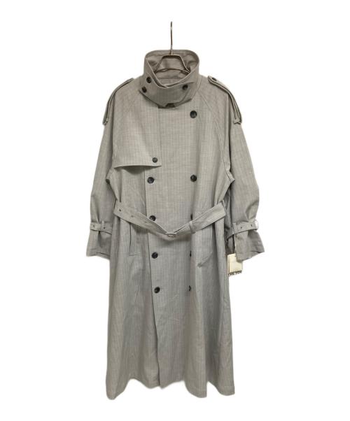 THE TOE（ザ・トゥー）THE TOE (ザ・トゥー) Meteora Trench Coat グレー サイズ:S 未使用品の古着・服飾アイテム