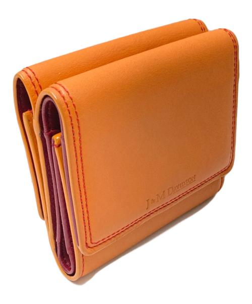 J&M DAVIDSON（ジェイ＆エム デヴィッドソン）J&M DAVIDSON (ジェイ＆エム デヴィッドソン) FOLDING WALLET オレンジ サイズ:下記参照の古着・服飾アイテム