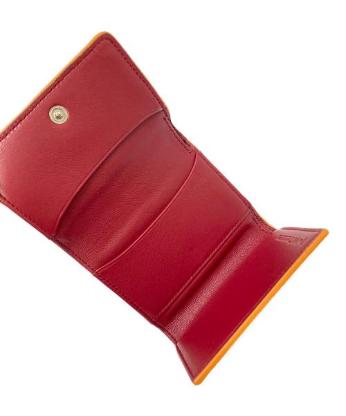 J&M DAVIDSON（ジェイ＆エム デヴィッドソン）J&M DAVIDSON (ジェイ＆エム デヴィッドソン) FOLDING WALLET オレンジ サイズ:下記参照の古着・服飾アイテム