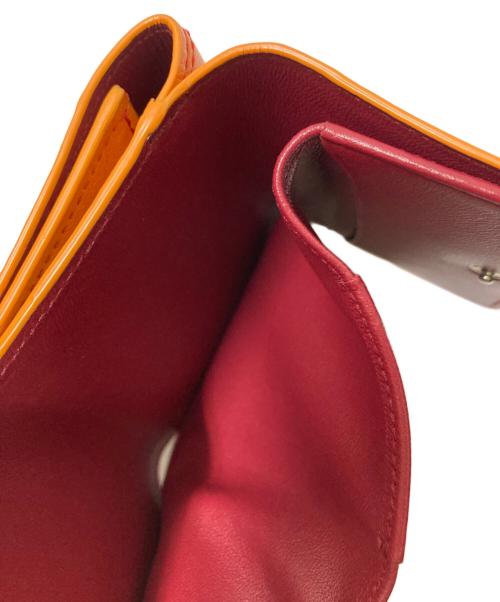 J&M DAVIDSON（ジェイ＆エム デヴィッドソン）J&M DAVIDSON (ジェイ＆エム デヴィッドソン) FOLDING WALLET オレンジ サイズ:下記参照の古着・服飾アイテム