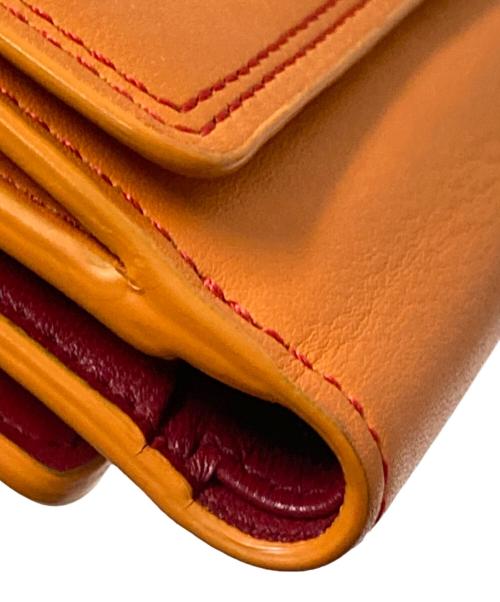 J&M DAVIDSON（ジェイ＆エム デヴィッドソン）J&M DAVIDSON (ジェイ＆エム デヴィッドソン) FOLDING WALLET オレンジ サイズ:下記参照の古着・服飾アイテム