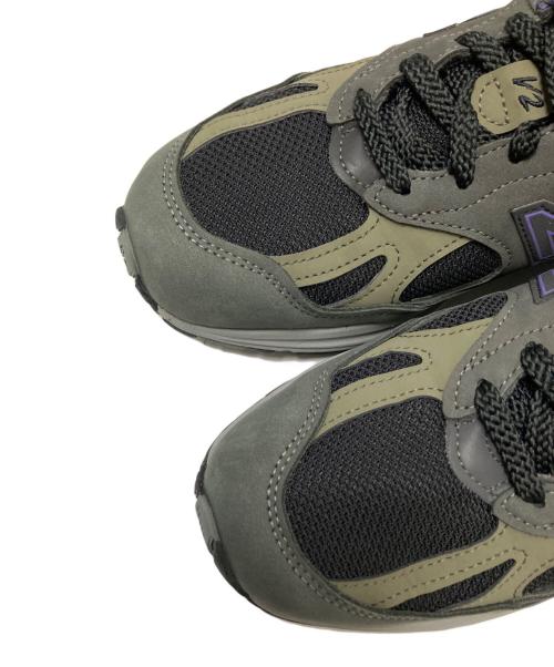 NEW BALANCE（ニューバランス）NEW BALANCE (ニューバランス) 991 V2 ローカットスニーカー ブラック×パープル サイズ:7 1/2Dの古着・服飾アイテム