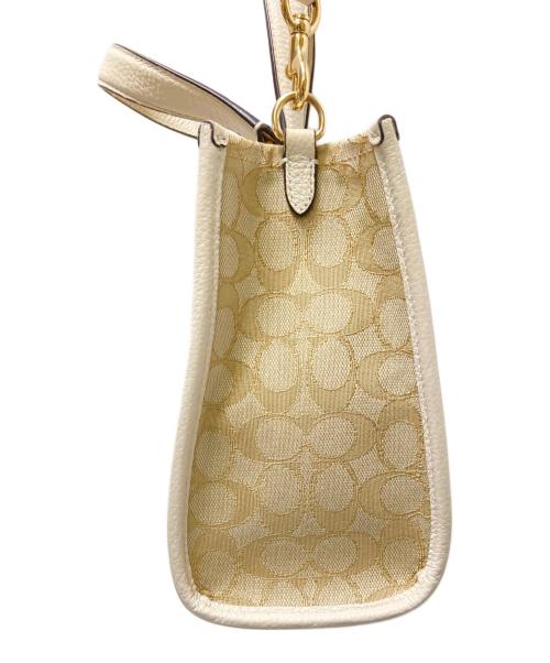 COACH（コーチ）COACH (コーチ) デンプシー 2wayトート バッグ ベージュ サイズ:下記参照の古着・服飾アイテム