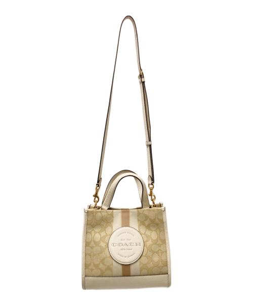 COACH（コーチ）COACH (コーチ) デンプシー 2wayトート バッグ ベージュ サイズ:下記参照の古着・服飾アイテム