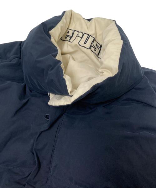 PERUSHU（ペルーシュ）PERUSHU (ペルーシュ) リバーシブル中綿ジャケット ネイビー×アイボリー サイズ:Mの古着・服飾アイテム