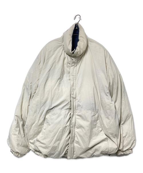 PERUSHU（ペルーシュ）PERUSHU (ペルーシュ) リバーシブル中綿ジャケット ネイビー×アイボリー サイズ:Mの古着・服飾アイテム