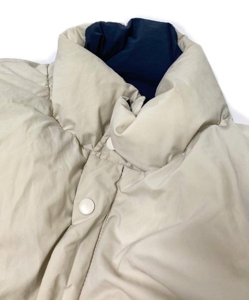 PERUSHU（ペルーシュ）PERUSHU (ペルーシュ) リバーシブル中綿ジャケット ネイビー×アイボリー サイズ:Mの古着・服飾アイテム