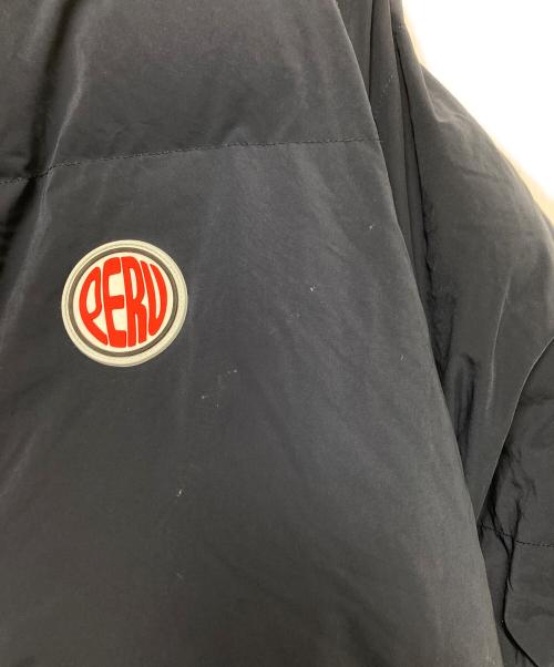 PERUSHU（ペルーシュ）PERUSHU (ペルーシュ) リバーシブル中綿ジャケット ネイビー×アイボリー サイズ:Mの古着・服飾アイテム