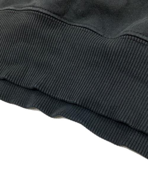 MM6 Maison Margiela（エムエムシックスメゾンマルジェラ）MM6 Maison Margiela (エムエムシックスメゾンマルジェラ) ロゴプリント クルーネックスウェット ブラック サイズ:Lの古着・服飾アイテム