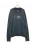 MM6 Maison Margiela（エムエムシックスメゾンマルジェラ）の古着「ロゴプリント クルーネックスウェット」｜ブラック