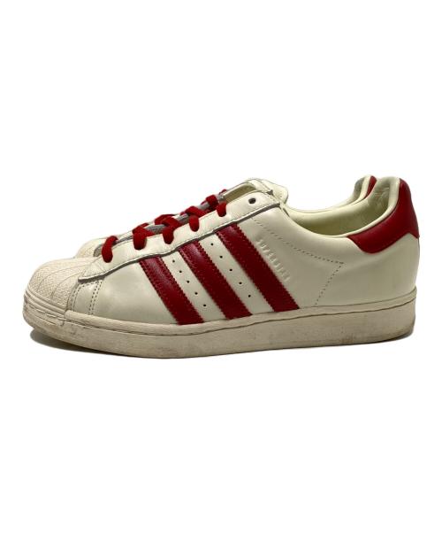 adidas（アディダス）adidas (アディダス) Avavav (アヴァヴァヴ) Superfinger Superstar レッド×ホワイト サイズ:26.0cmの古着・服飾アイテム