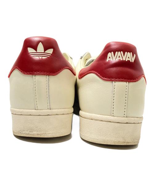adidas（アディダス）adidas (アディダス) Avavav (アヴァヴァヴ) Superfinger Superstar レッド×ホワイト サイズ:26.0cmの古着・服飾アイテム