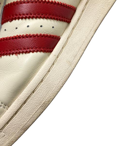 adidas（アディダス）adidas (アディダス) Avavav (アヴァヴァヴ) Superfinger Superstar レッド×ホワイト サイズ:26.0cmの古着・服飾アイテム