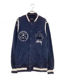 stussy（ステューシー）の古着「スタジャン」｜ネイビー