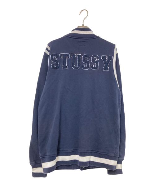 stussy（ステューシー）stussy (ステューシー) スタジャン ネイビー サイズ:Mの古着・服飾アイテム