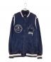 stussy（ステューシー）の古着「スタジャン」｜ネイビー