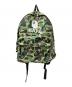BAPE BY A BATHING APE（ベイプバイアベイシングエイプ）の古着「リュック」｜グリーン