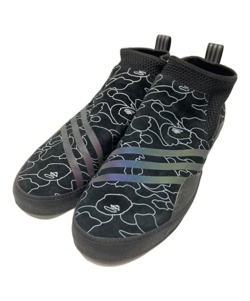 adidas（アディダス）adidas (アディダス) A BATHING APE (アベイシングエイプ) 3ST.002 BAPE A グレー×ブラック サイズ:29.0cmの古着・服飾アイテム