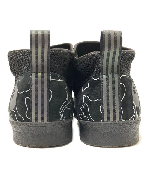 adidas（アディダス）adidas (アディダス) A BATHING APE (アベイシングエイプ) 3ST.002 BAPE A グレー×ブラック サイズ:29.0cmの古着・服飾アイテム