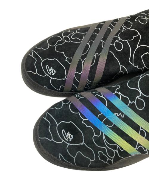 adidas（アディダス）adidas (アディダス) A BATHING APE (アベイシングエイプ) 3ST.002 BAPE A グレー×ブラック サイズ:29.0cmの古着・服飾アイテム
